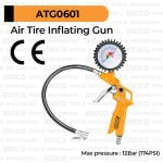 Air Tire Inflating Gun INGCO ATG0601 Tembakan Gagang Isi/Ukur/Buang Tekanan Angin Ban
