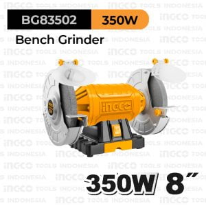Bench Grinder (8"/200 mm) INGCO BG83502 - Mesin Gerinda Asah Pisau Duduk 8 Inch Inci