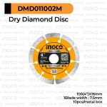 10-Pcs Diamond Wheel (Dry 4") INGCO DMD011002M Mata Pisau Potong Marmer Keramik Granit