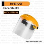 Impact Resistant Visor INGCO HFSPC01 Safety Mask Face Shield Kedok Pelindung Wajah