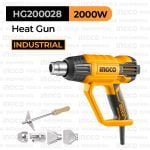 Heat Gun (2000W 50-570çC) INGCO HG200028 Blower 3-Level Panas Hot Gun