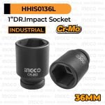 1" DR Impact Socket (36mm Cr-Mo) INGCO HHIS0136L Sok Soket Shock Inch