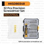 32-Pcs Precision Screwdriver Set INGCO HKSDB0348 Obeng Presisi Reparasi Handphone Laptop