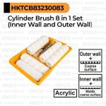 8-in-1 Painting Set INGCO HKTCB83230083 Paket Gagang Rol Roll Kuas Bulu Bak Cat