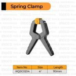 Spring Clamp (4") INGCO HQSC0204 Catok Klem Quick Clip Klip Jepit Kayu Easy Clamping