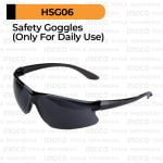 Dark Safety Glass INGCO HSG06 Goggles Google Goggle Kacamata Kaca Mata Hitam Proyek