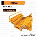 Tool Box (3-Stack) INGCO HTB02 Kotak Peralatan Alat Perkakas Toolbox Besi Susun
