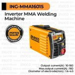 MMA Welding Inverter (160A 40%) INGCO - Mesin Trafo Travo Las Listrik IGBT Heavy Duty