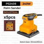 Palm Sander (110?100 mm) INGCO PS2408 Mesin Amplas Kotak Listrik 240W