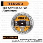 Aluminium TCT Saw Blade (12") INGCO TSB3305212 Mata Gergaji Miter Mitre Mitresaw Potong Sudut