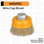 Wire Cup Brush (Gerinda 3") Kuningan INGCO WB10752 Sikat Kawat Mangkok