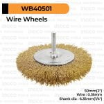 Wire Circular Brush (Bor 2") Kuningan INGCO WB40501 - Sikat Kawat Piring