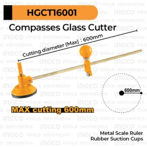Compass Glass Cutter (600mm) INGCO HGCT16001 Alat Potong Kaca Bulat
